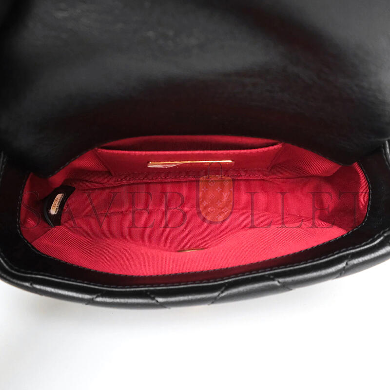 Ch**el 19 waist bag goatskin mixed hardware as1163 (20*11*5.5cm)